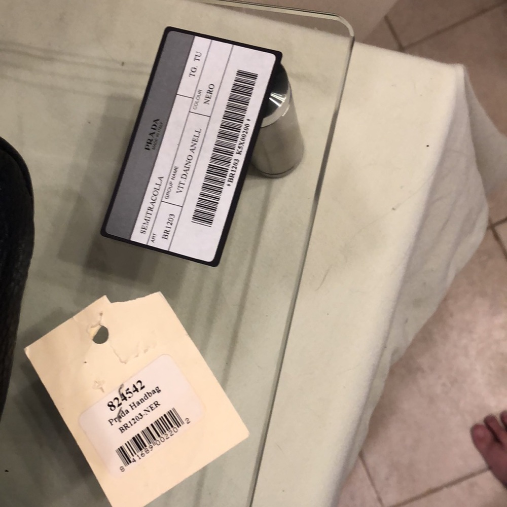 Prada Black Pebble Leather - Picture 4 of 16
